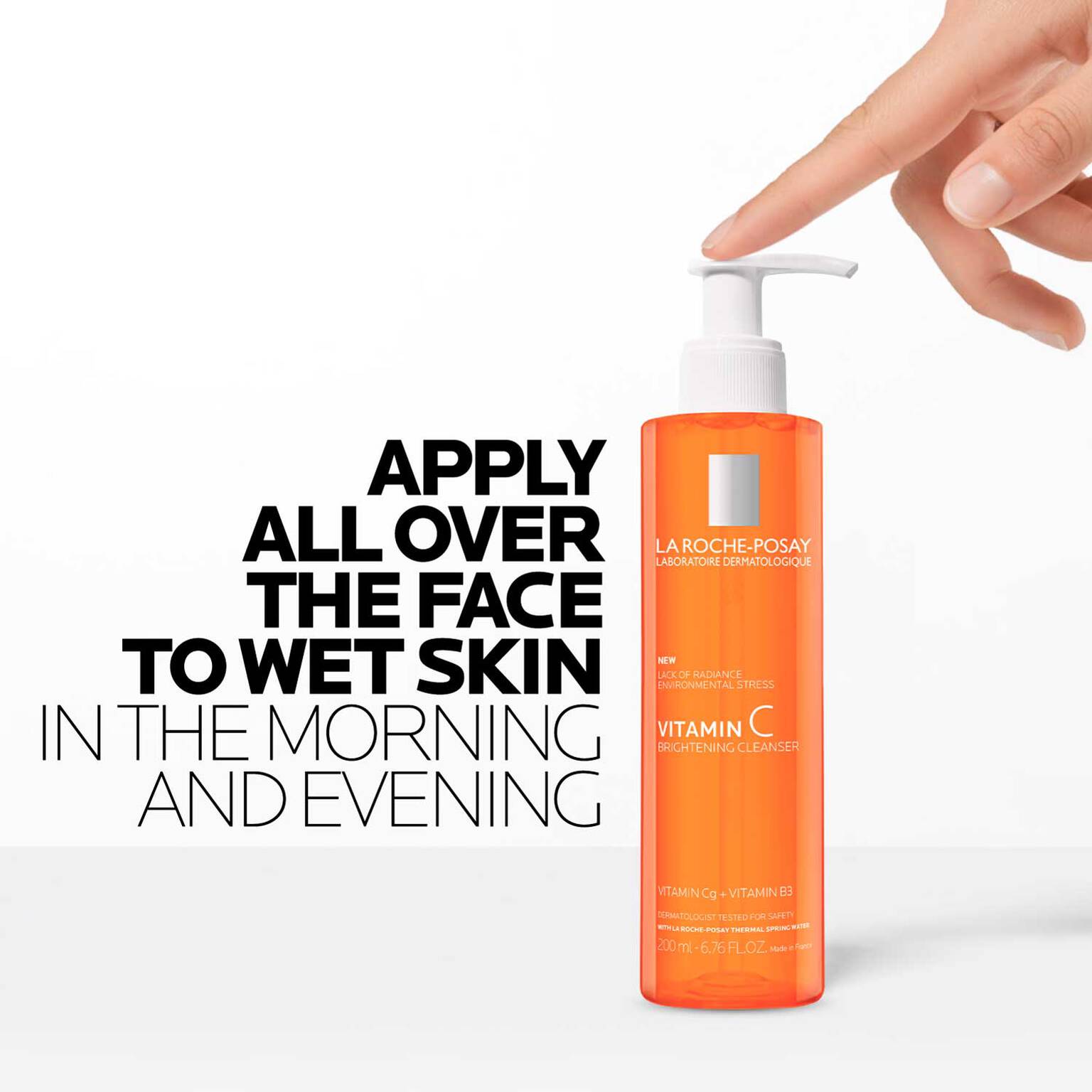 vitamin-c-brightening-facial-cleanser-f0 LaRochePosay-Product-Skincare-Purifying-Vitamin-C-Cleanser-200ml-3337875923613-HowToUse.jpg